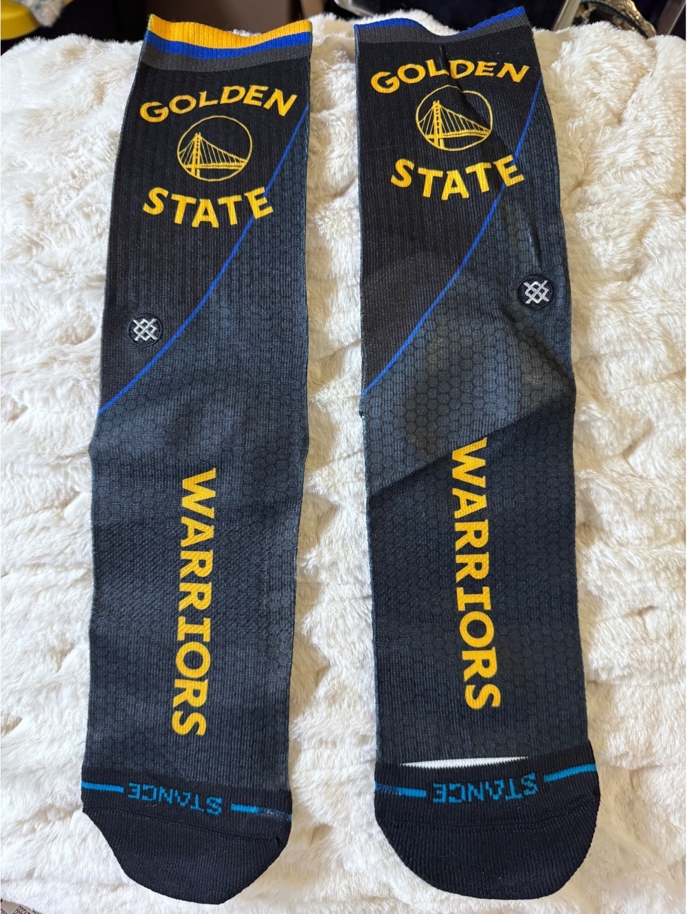 Stance Golden State Warriors Men's Athletic Crew Socks - NEW Factory Seconds